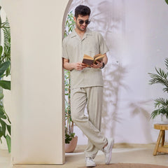 Milano Men’s Summer-Friendly Shirt & Trouser Set