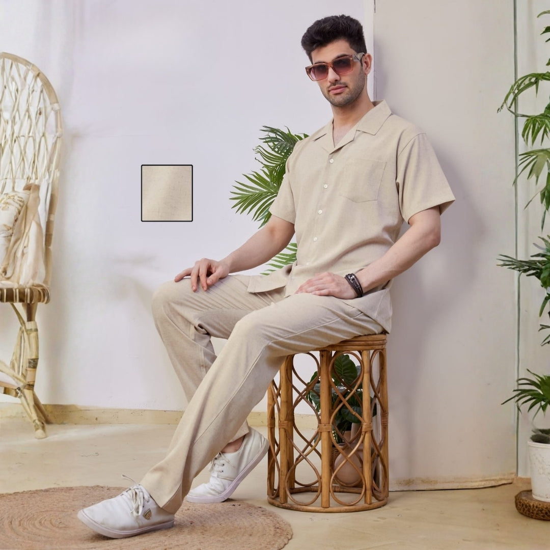 Milano Men’s Summer Half Sleeve Shirt & Trouser Set
