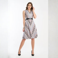 Milano SimpleFlow Half-Sleeve Dress