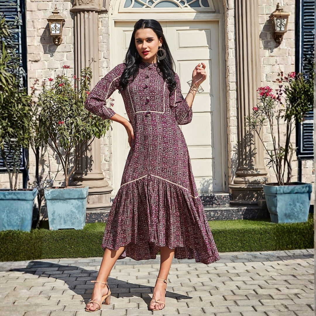 Milano Classic Anarkali Long Kurti